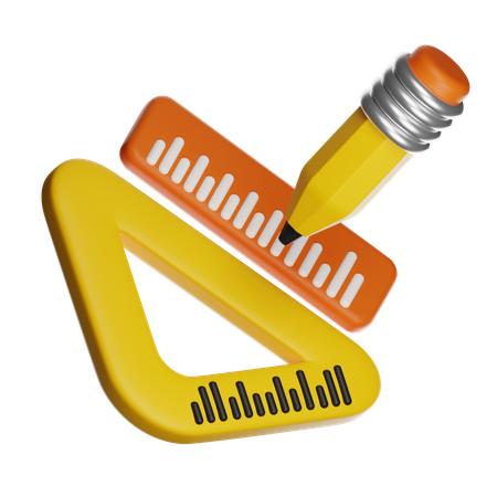 Drafting Tool  3D Icon