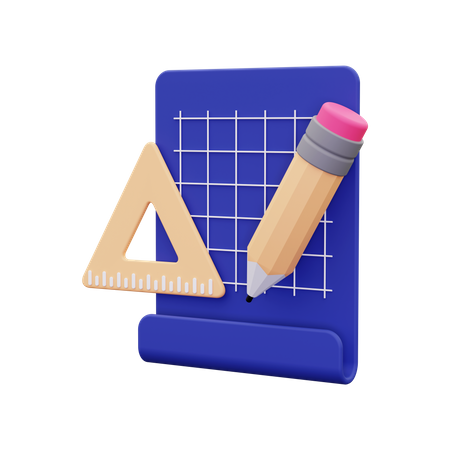 Drafting Tools  3D Icon