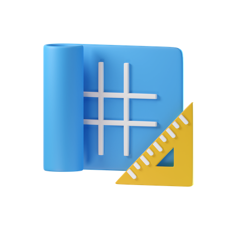Drafting Tools  3D Icon