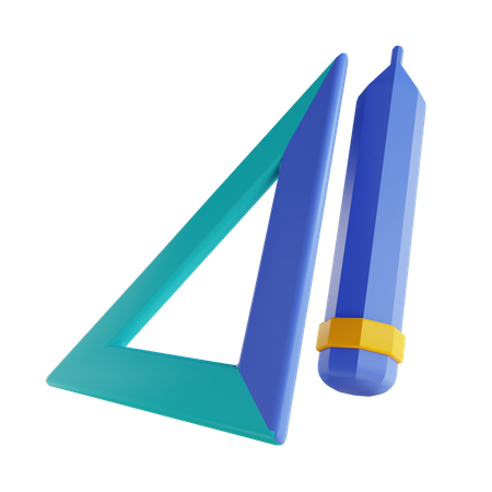 Drafting Tools  3D Icon
