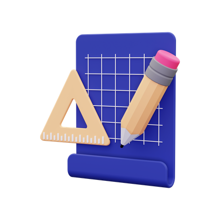 Drafting Tools  3D Icon