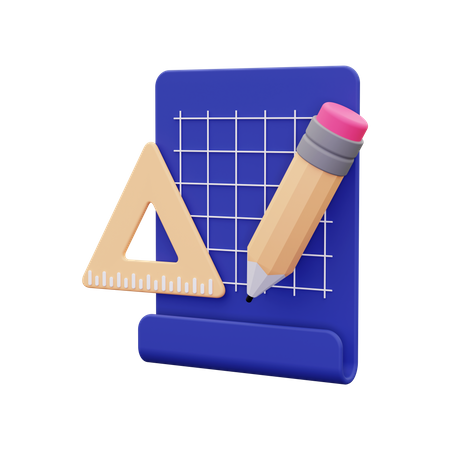 Drafting Tools 3D Icon