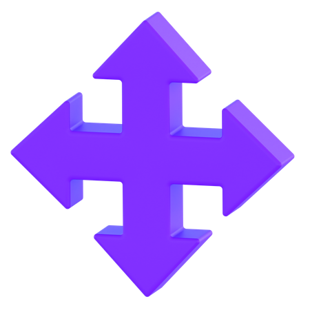 Drag Arrow  3D Icon