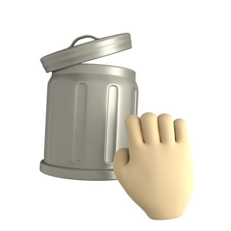 Drag To Trash  3D Icon