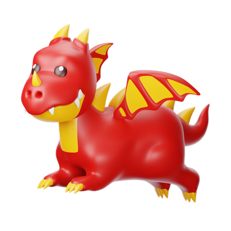 Dragão  3D Icon