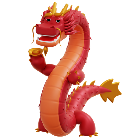 Dragão chinês  3D Icon