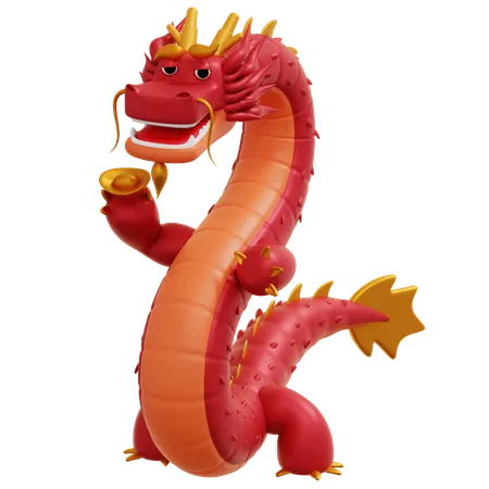 Dragão chinês  3D Icon
