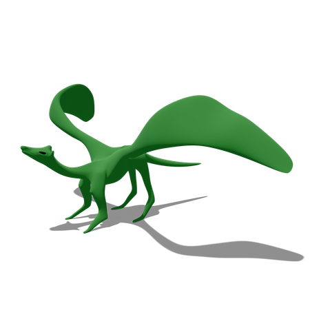 Dragão Verde  3D Icon