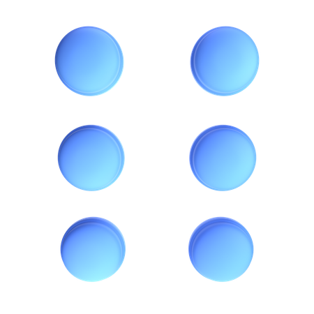 Draggable Dots  3D Icon