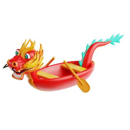 Dragon Boat  3D Icon