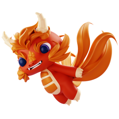 드래곤 캐릭터  3D Icon