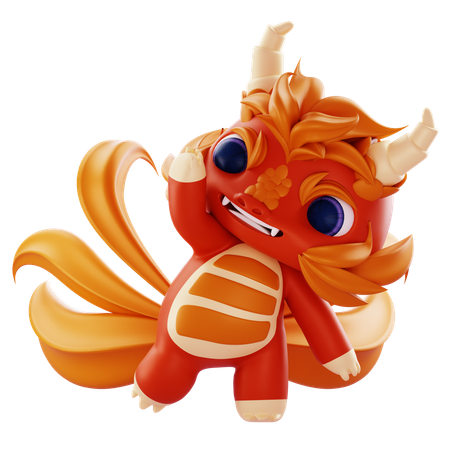 드래곤 캐릭터  3D Icon