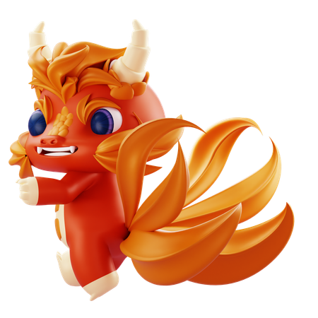 드래곤 캐릭터  3D Icon