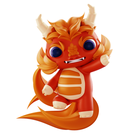 드래곤 캐릭터  3D Icon