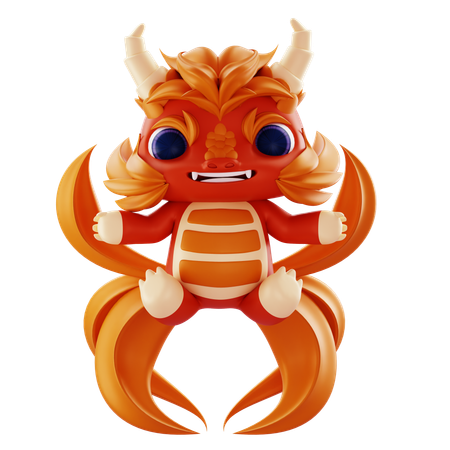 드래곤 캐릭터  3D Icon