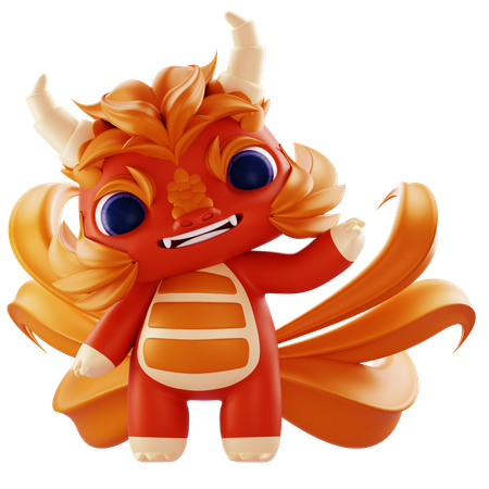 드래곤 캐릭터  3D Icon
