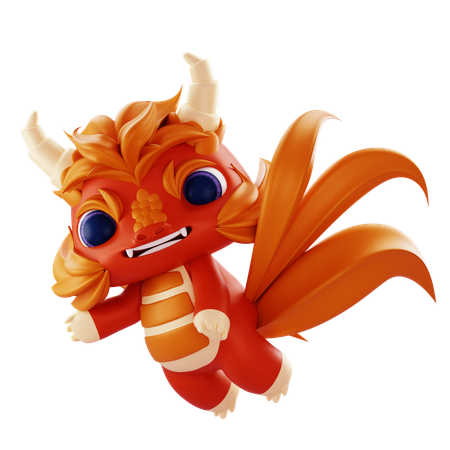 드래곤 캐릭터  3D Icon