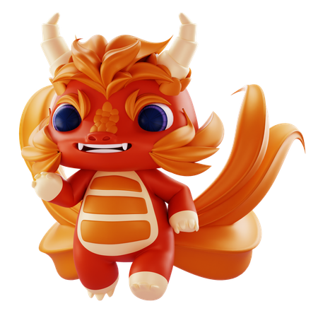 드래곤 캐릭터  3D Icon