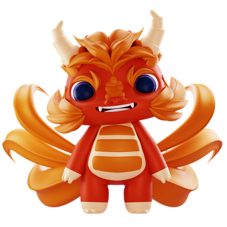 드래곤 캐릭터  3D Icon