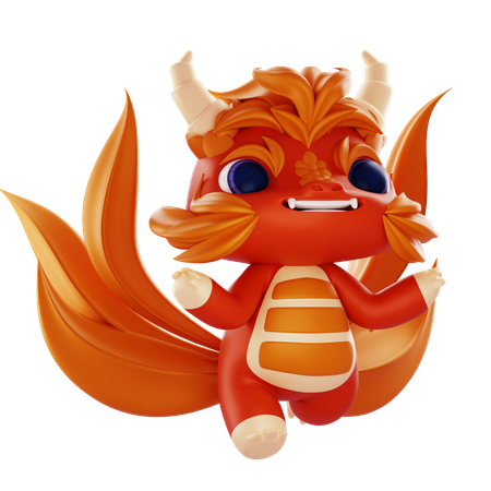 드래곤 캐릭터  3D Icon