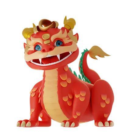 Dragon chinois  3D Icon