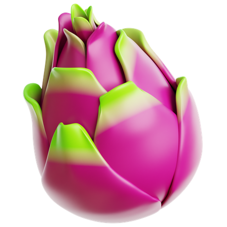 Dragon Fruit  3D Icon