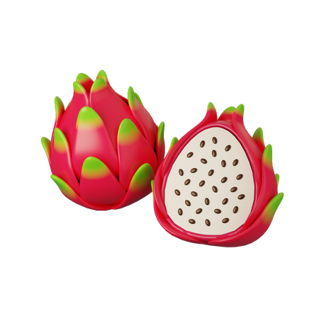Dragon Fruit  3D Icon