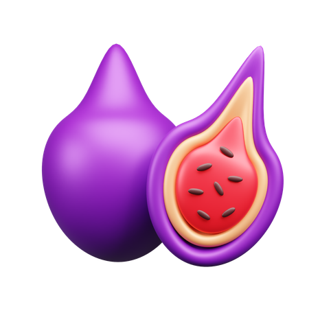 Dragon Fruit  3D Icon