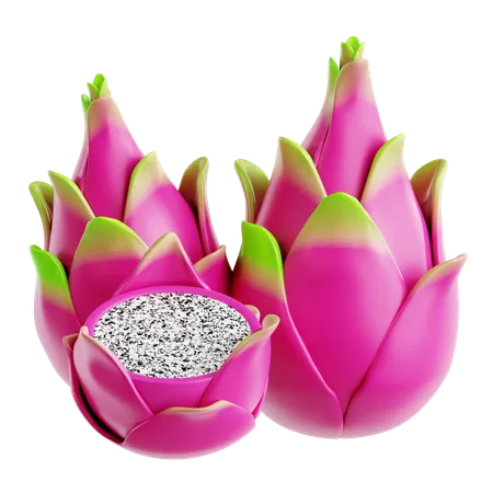 Dragon Fruit  3D Icon