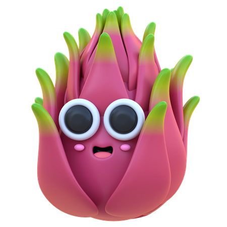 Dragon Fruit  3D Icon