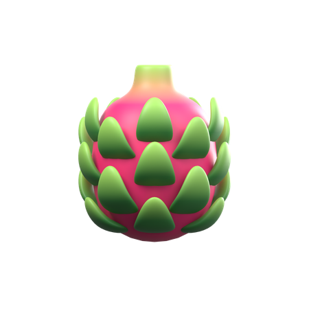 Dragon Fruit  3D Icon