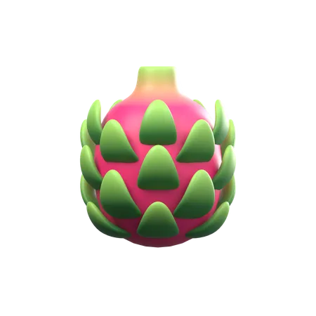 Dragon Fruit  3D Icon