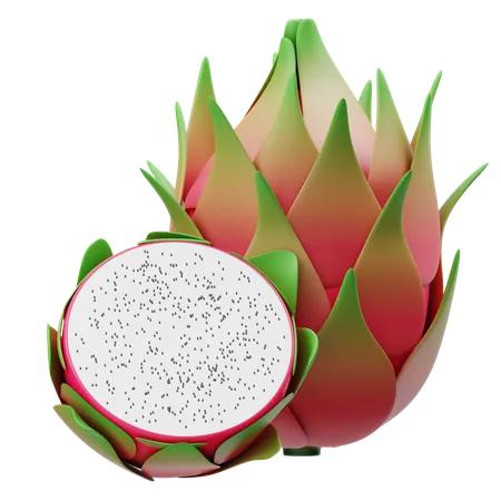 Dragon Fruit  3D Icon