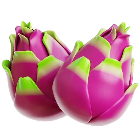 Dragon Fruit  3D Icon