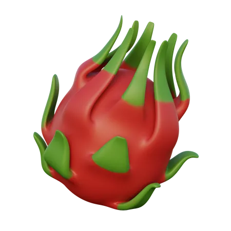 Dragon Fruit  3D Icon