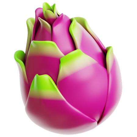 Dragon Fruit  3D Icon