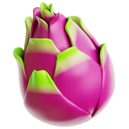Dragon Fruit  3D Icon