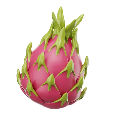 Dragon Fruit  3D Icon