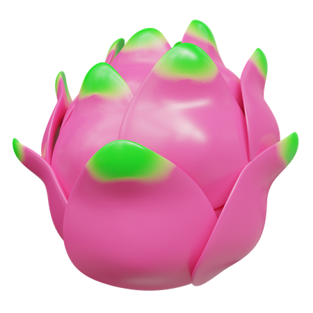 Dragon Fruit  3D Icon