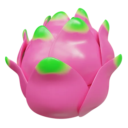 Dragon Fruit  3D Icon