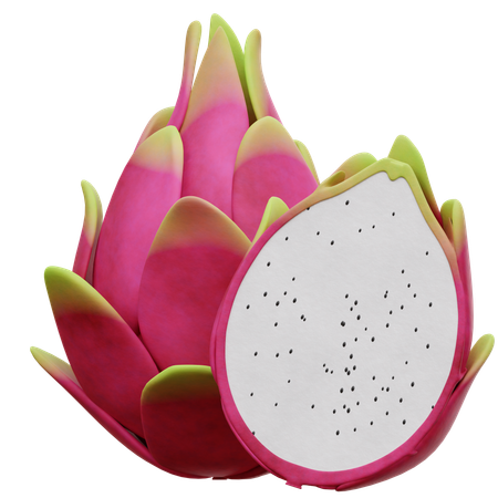 Dragon Fruit  3D Icon