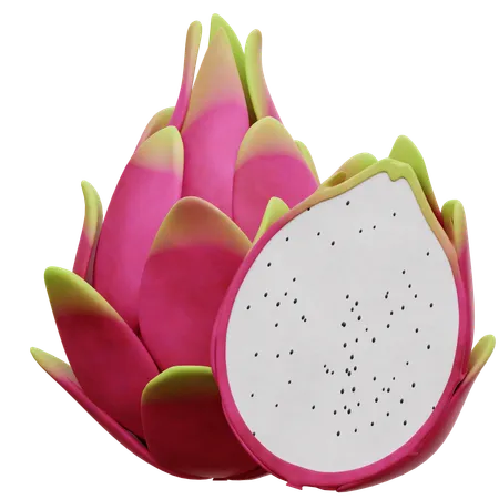 Dragon Fruit  3D Icon