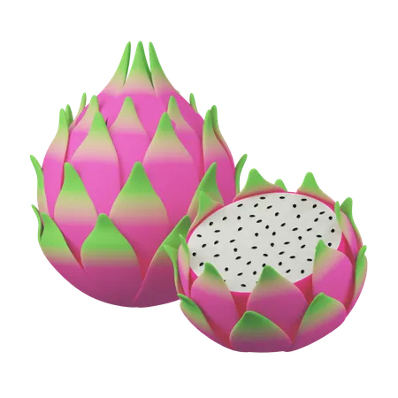 Dragon Fruit 3d icon  3D Icon