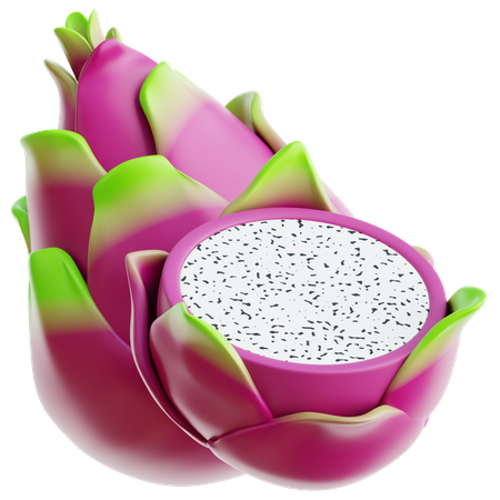 Dragon Fruit  3D Icon