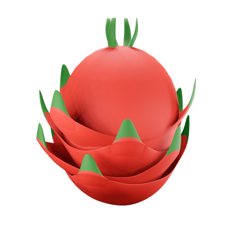 Dragon Fruit  3D Illustration