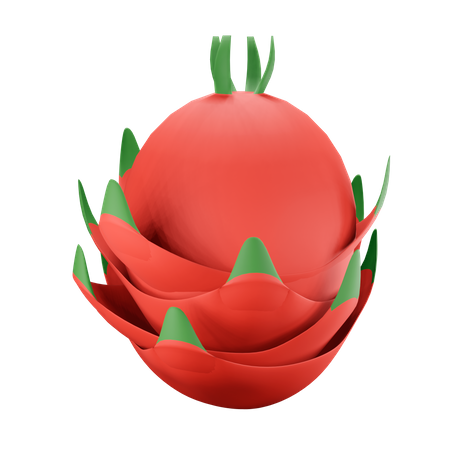 Dragon Fruit 3D Illustration