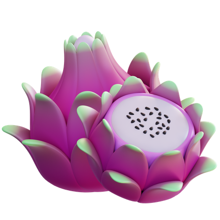 Dragon Fruits  3D Icon