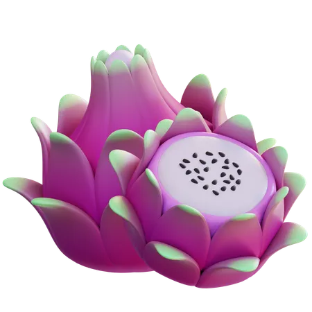 Dragon Fruits  3D Icon