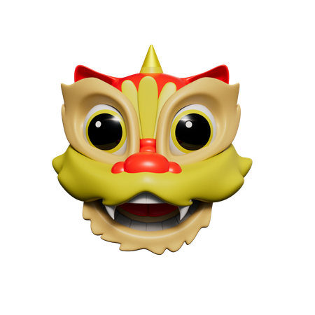 Dragon Head Costume  3D Icon