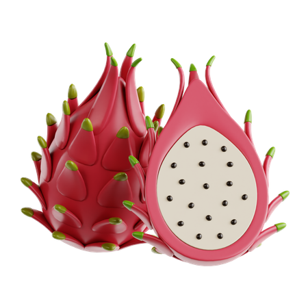 Dragonfruit  3D Icon